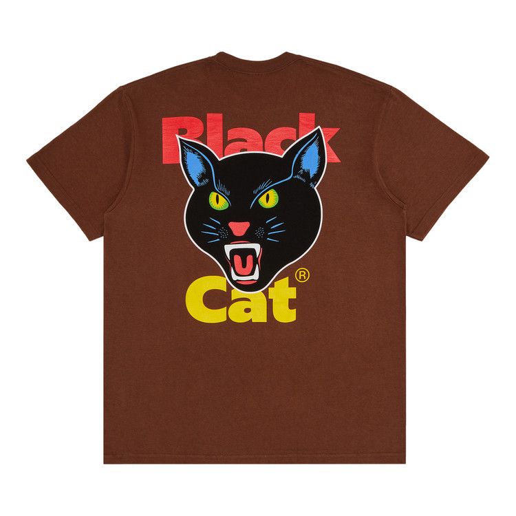 Supreme Black Cat T-Shirt Brown