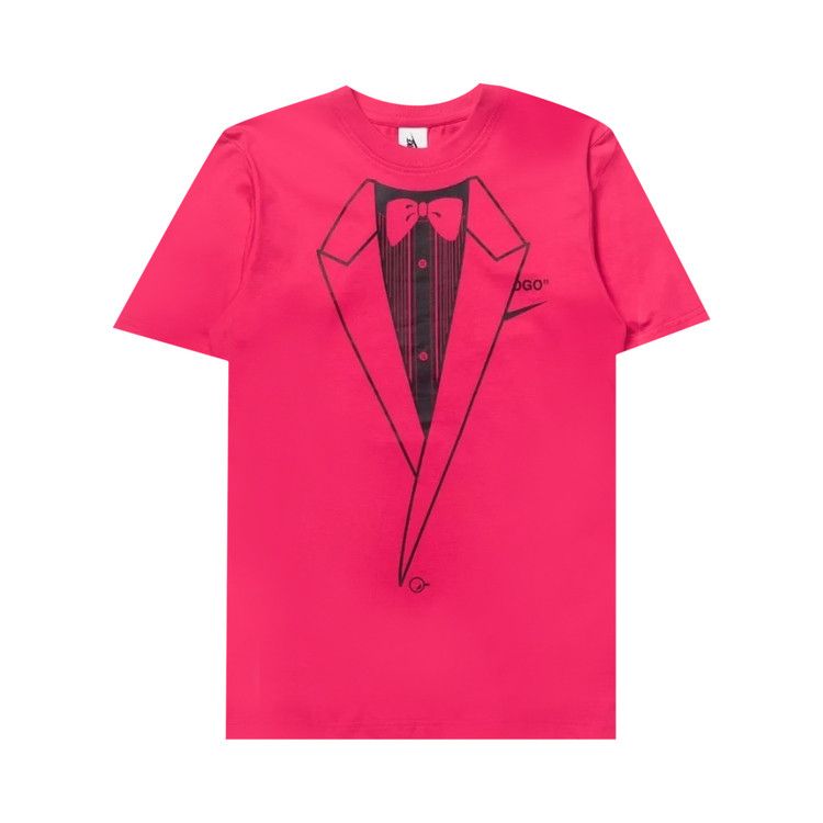 Nike Women's X Off-White Nrg A6 T-Shirt Pink Rush/Black