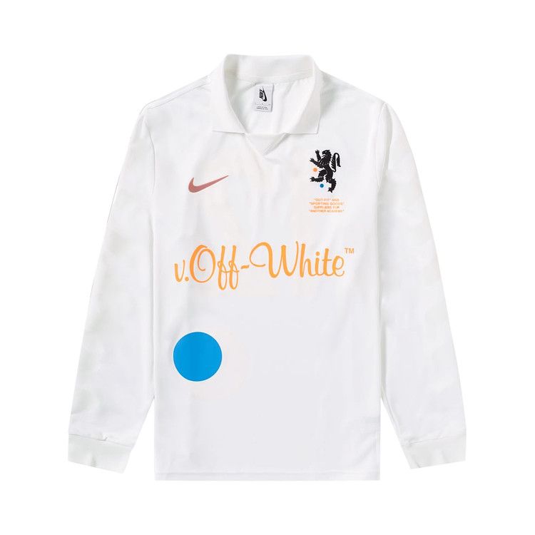 美品⭐︎Nike x Off-White ゲームシャツ　Lサイズ　長袖　ロンT希少 美品⭐︎Nike x Off-White ゲームシャツ Lサイズ 長袖 ロンT希少 美品