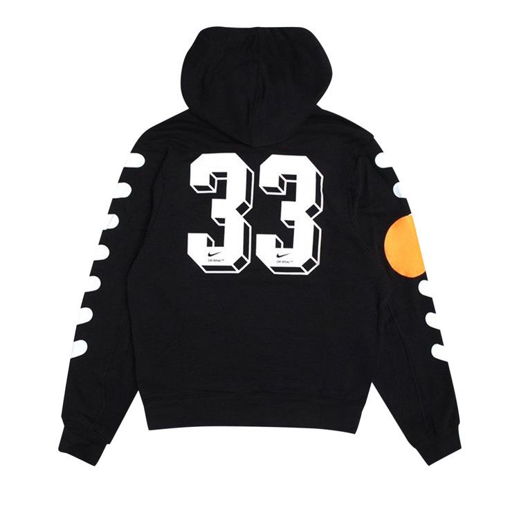 Nikelab X Off-White Mercurial Nrg X Hoodie 'black/Total Orange'