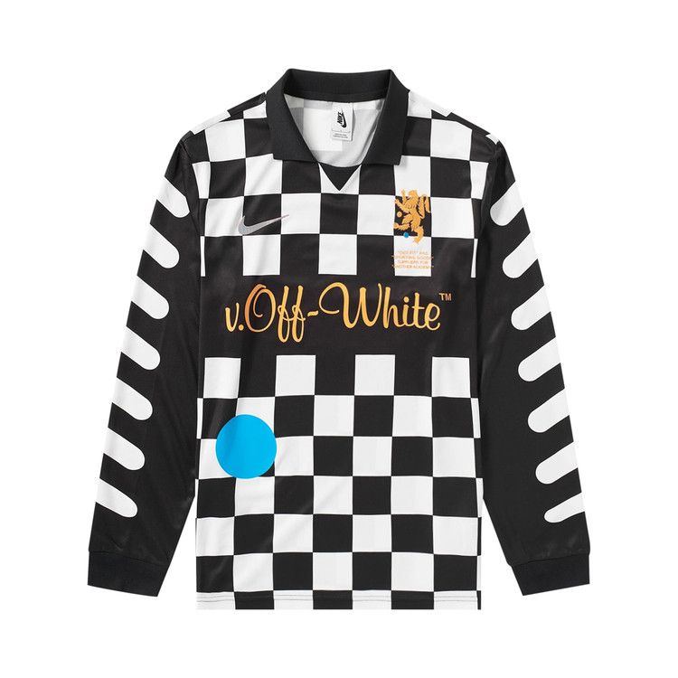 Nikelab X Off-White Mercurial Nrg X Football Jersey Black