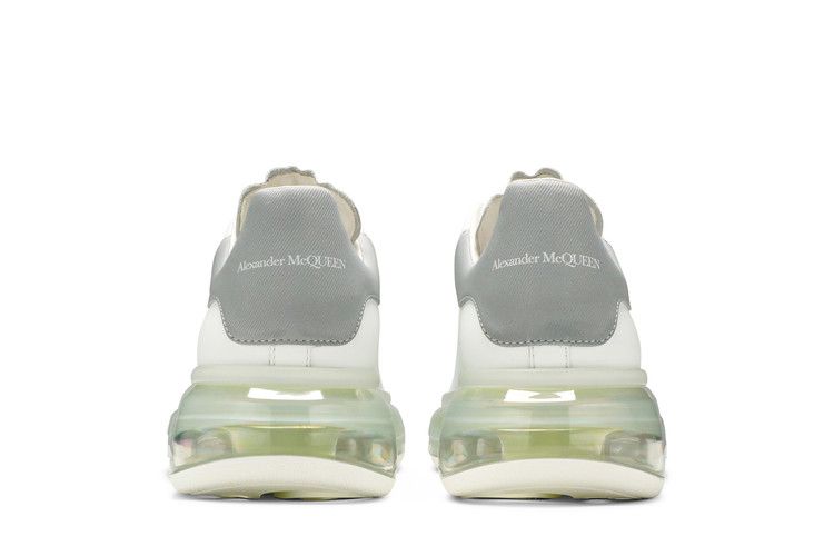 Alexander Mcqueen Oversized Sneaker Transparent Sole - White Gunmetal