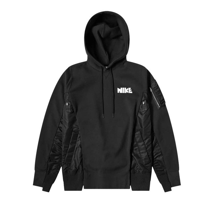 Buy Nike x Sacai Hoodie 'Black' - CW2419 010 | GOAT