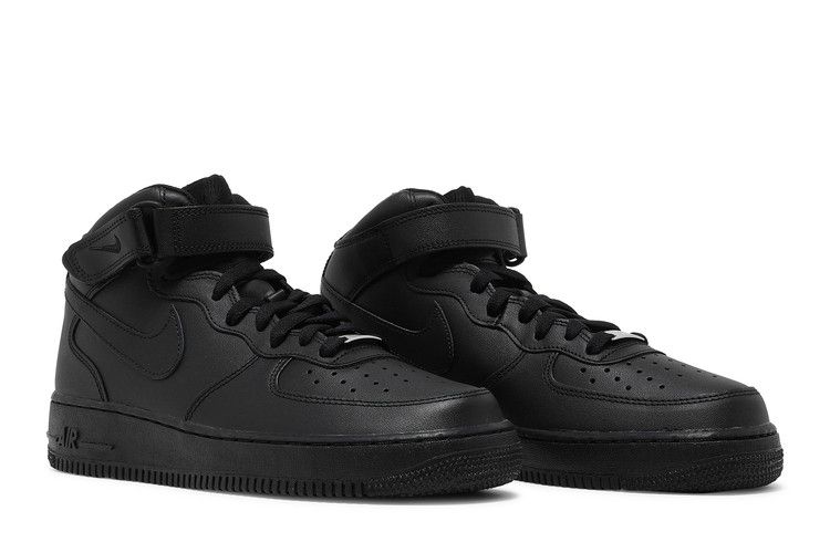 Buy Nike Air Force 1 Mid '07 'Triple Black' - CW2289 001 | GOAT