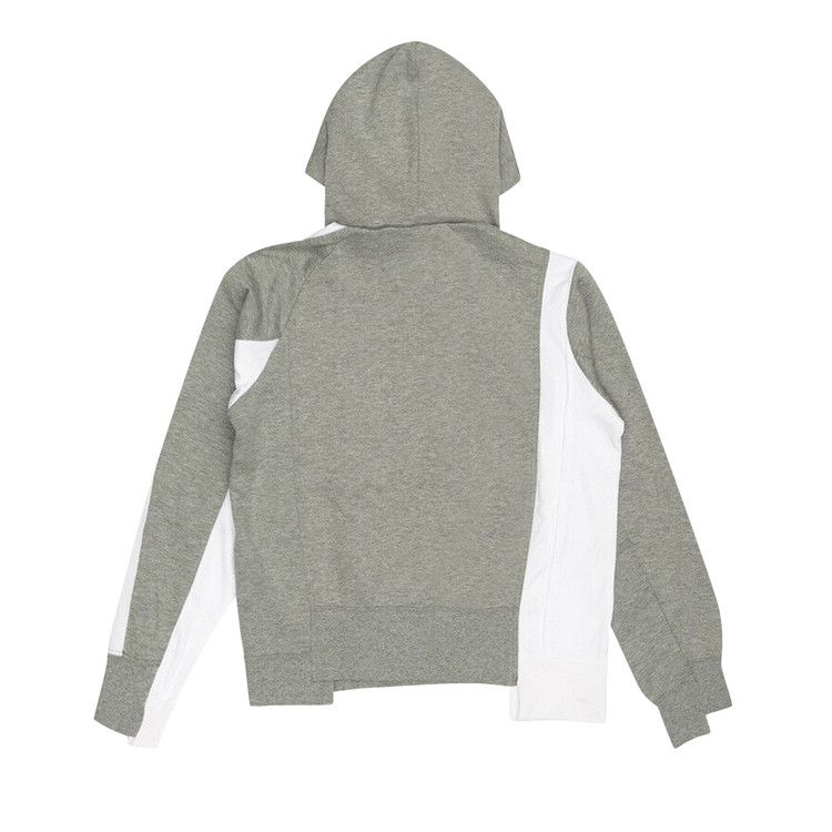 Buy Nike x Sacai Double-Zip Hoodie 'Dark Grey Heather/White