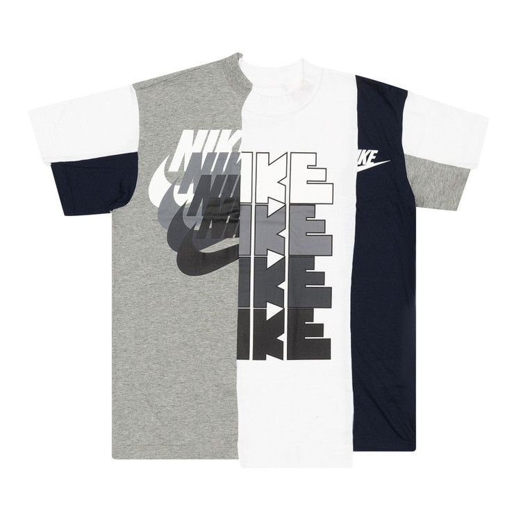 Nike X Sacai Hybrid T-Shirt Canyon Gold/Obsidian