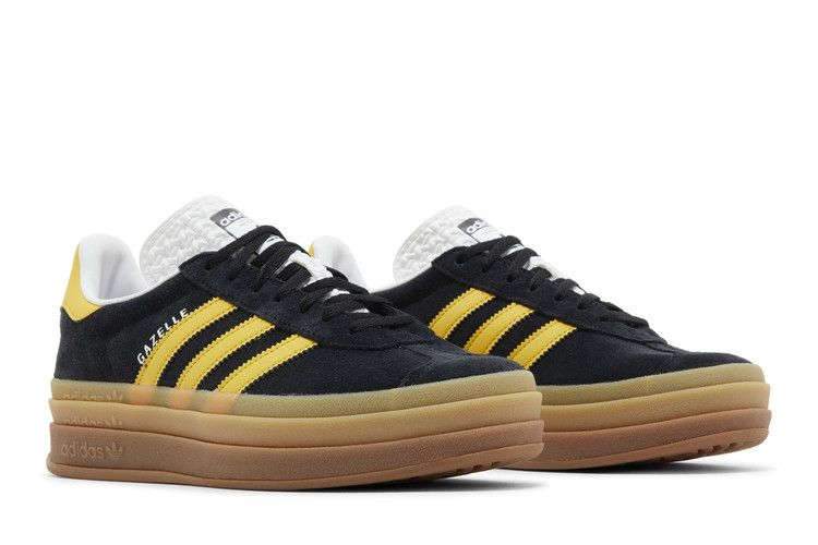 Wmns Gazelle Bold 'black Bold Gold'