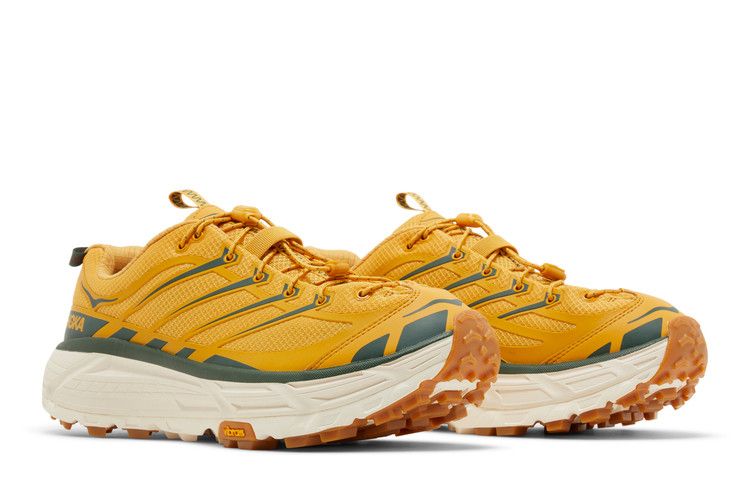 Hoka Mafate Three2 Golden Yellow Eggnog