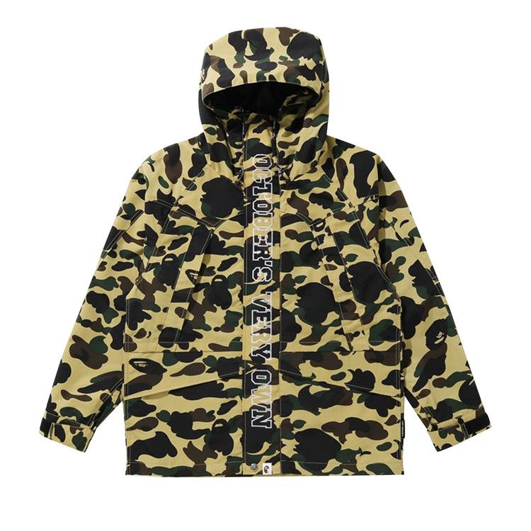 Buy BAPE x OVO 1st Camo Snow Board Jacket 'Yellow' - 1G23