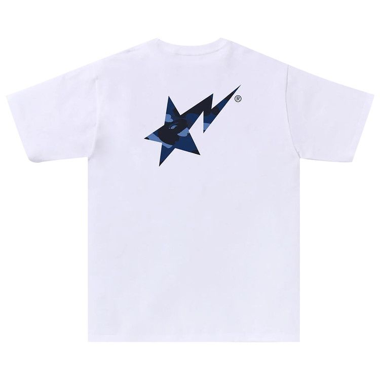 Buy BAPE Color Camo Bape Sta Logo Tee White 1K30 110 021 WHITE GOAT