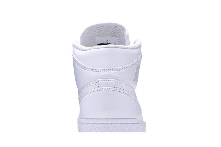 Air Jordan 1 Mid Triple White 2018