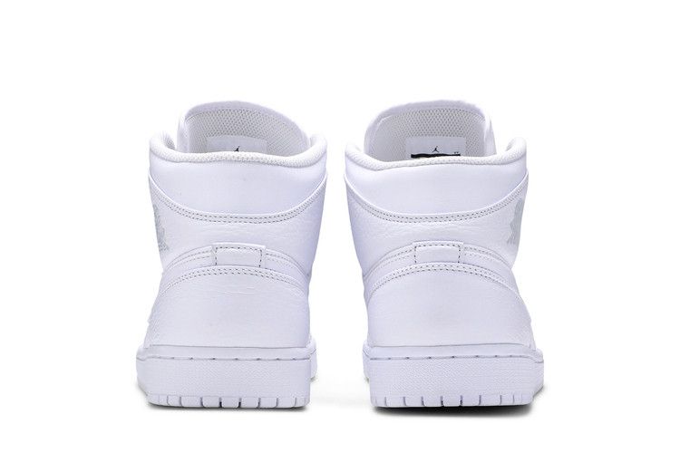 Air Jordan 1 Mid Triple White 2018
