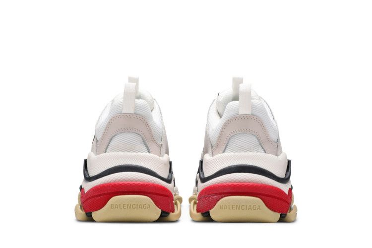 Balenciaga Wmns Triple S Sneaker 'White Black Red' 2019