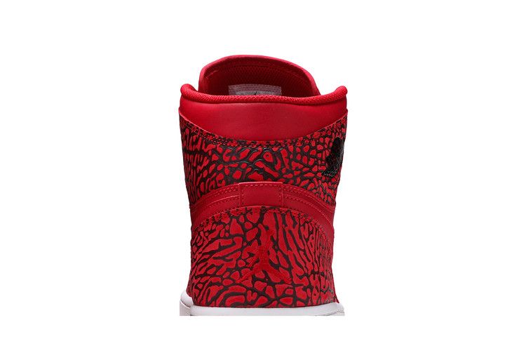 nike air jordan 1 retro red elephant print
