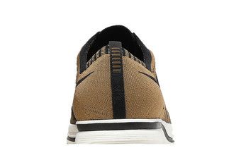 golden beige flyknit trainer