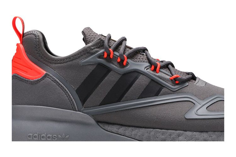 にこ Buy Adidas ZX 2K Boost 'Grey Solar Red' - H06576 | GOAT