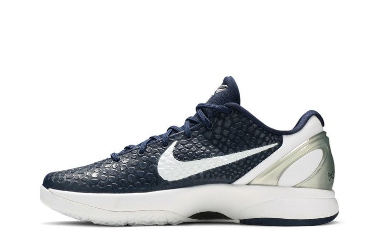 Nike zoom Kobe 6 TB Midnight Navy 2011 Nike Zoom Kobe VI (6) - Midnight Navy/White-Metallic Silver  main image 4