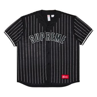 トップス Supreme run Baseball Jersey Stripe 957892_01.jpg.jpeg