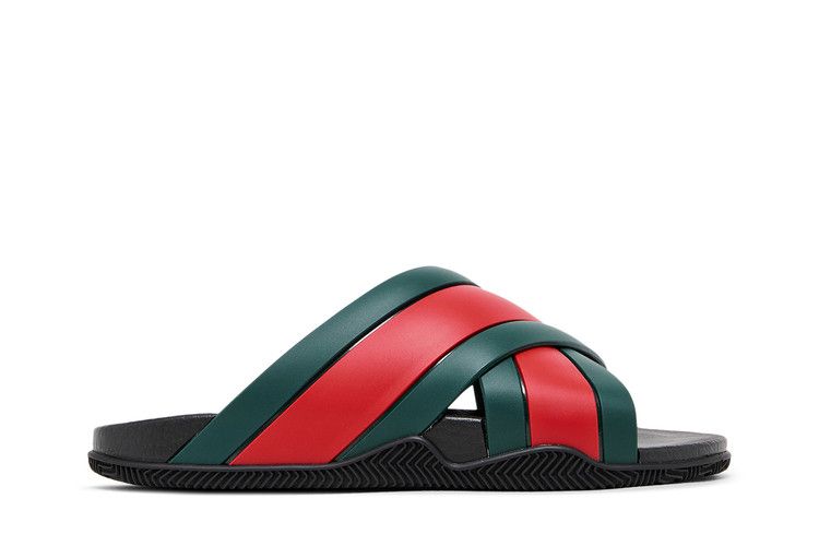 Gucci Slide Web Stripe 'Black'