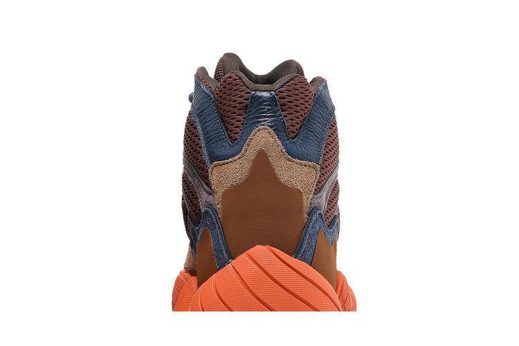 yeezy 500 high tactical orange on feet