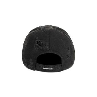 Balenciaga X Rammstein Embroidered-design Cap in Black