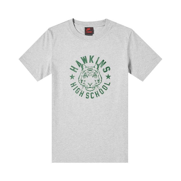 Nike X Stranger Things Hawkins High T-Shirt Dark Grey
