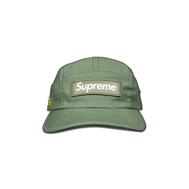 Supreme Linen Camp Cap オリーブ 21ss Supreme Linen Camp Cap Olive White S/S 21 | eBay