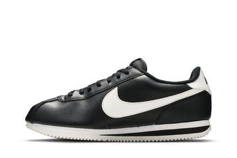 nike cortez mens black leather