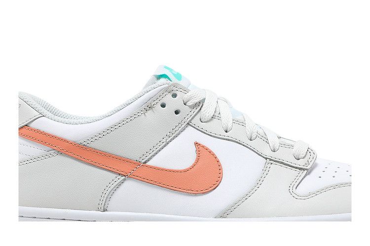 nike dunk white bone peach aqua