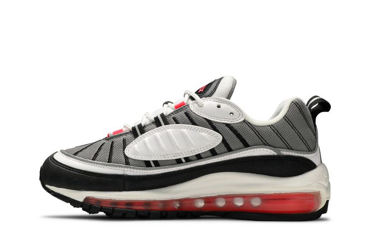 いやさっさ Nike Air Max 98 Premium QS White Solar Red Grey AH6799-104