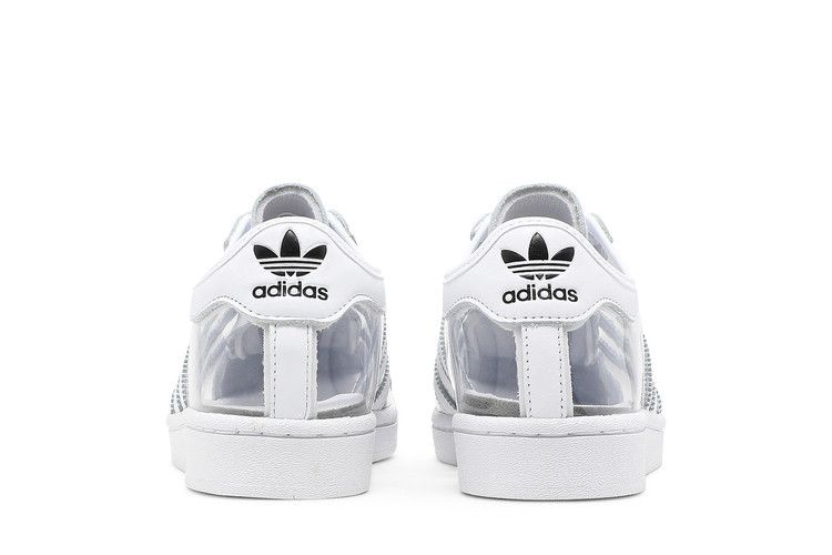 10.5 Men / 12.5 Women Adidas Superstar - Clear newest Transparent White - FZ0245