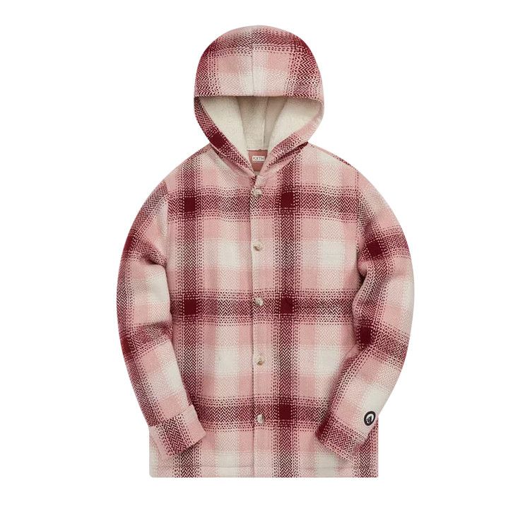 パーカー・フーディ Kith Plaid Wool Ginza Hooded Shirt Pink Orange 2020 SS 20 Buy Kith Hooded Ginza 'French Clay' - 0725 1FW210308HG FREN