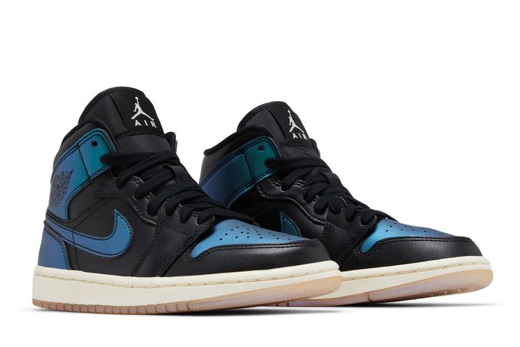 Wmns Air Jordan 1 Mid 'metallic Turquoise'