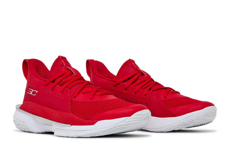 Under Armour Curry 7 Team Red White