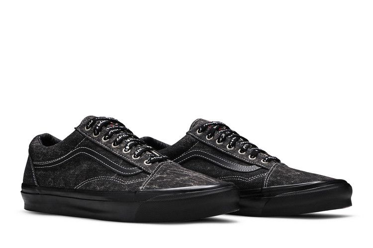Raised By Wolves X Vans OG Old Skool Lx Acid Wash Denim
