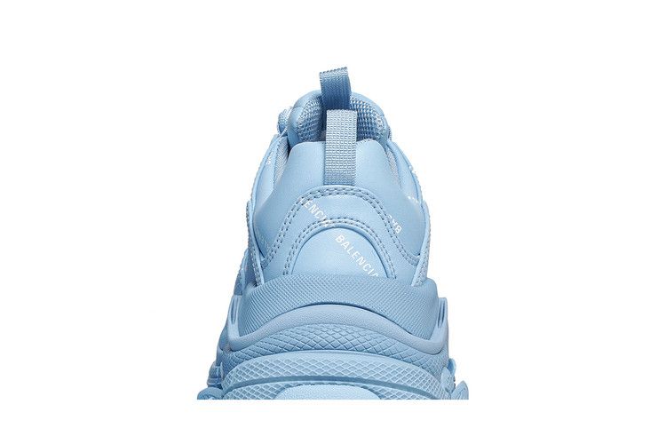 Balenciaga Wmns Triple S Sneaker 'Allover Logo - Light Blue'