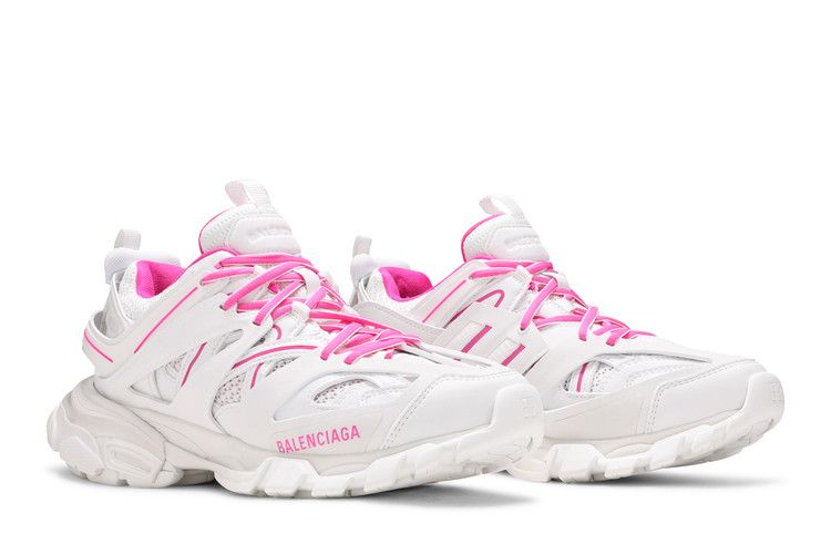 Balenciaga Wmns Track Sneaker 'White Fluo Pink'