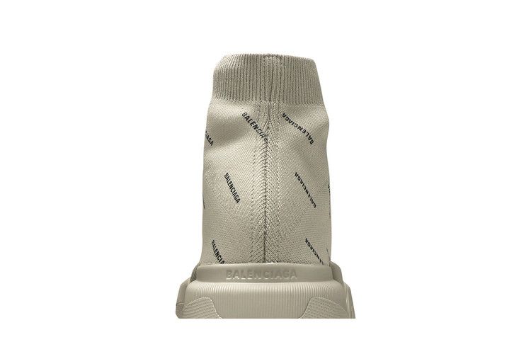 Balenciaga Speed 2.0 Sneaker Allover Logo - Sand