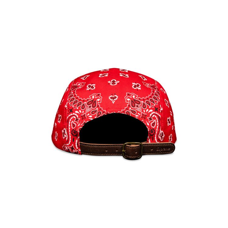 Buy Supreme Bandana Camp Cap 'Red' - SS21H41 RED | GOAT