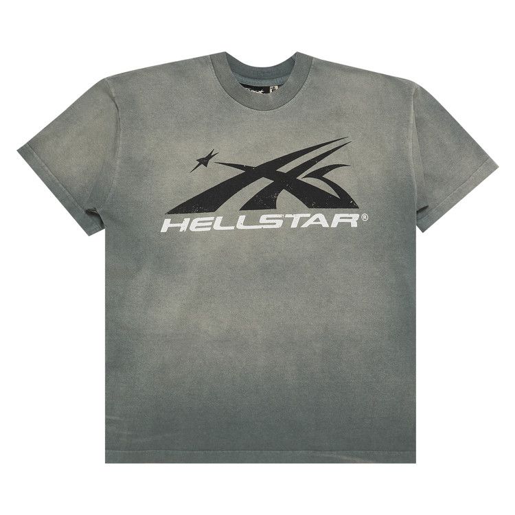 Hellstar Gel Sport Logo T-Shirt Grey