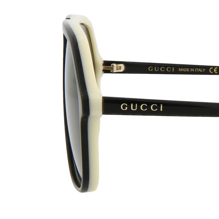 Gucci Aviator Sunglasses Black/Green