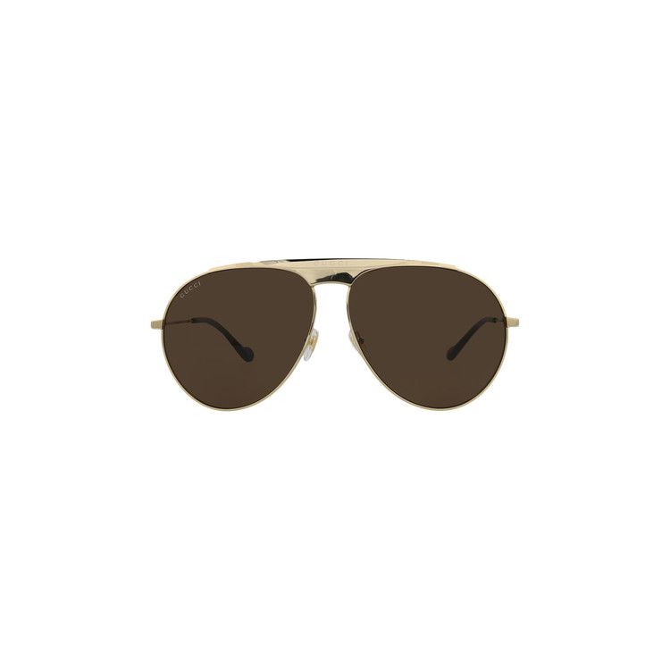 Gucci Aviator Sunglasses 'Gold/Brown'
