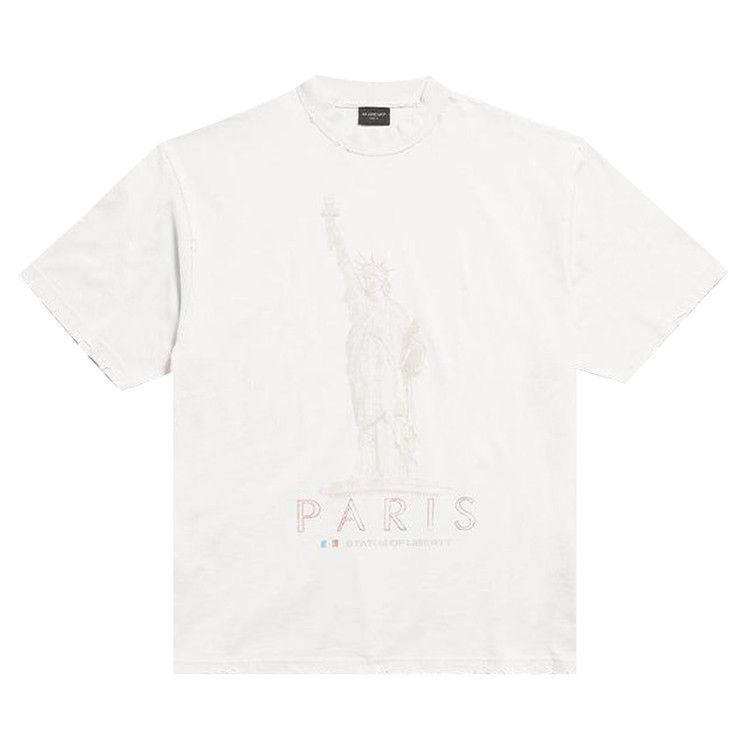 Buy Balenciaga Medium Fit T-Shirt 'Off White' - 764235 TQVR9
