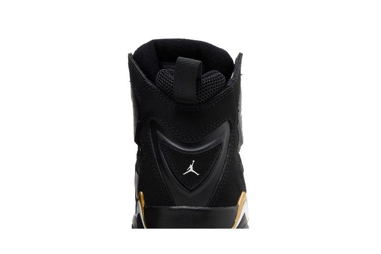 Jordan True Flight Gs Black Metallic Gold 2023