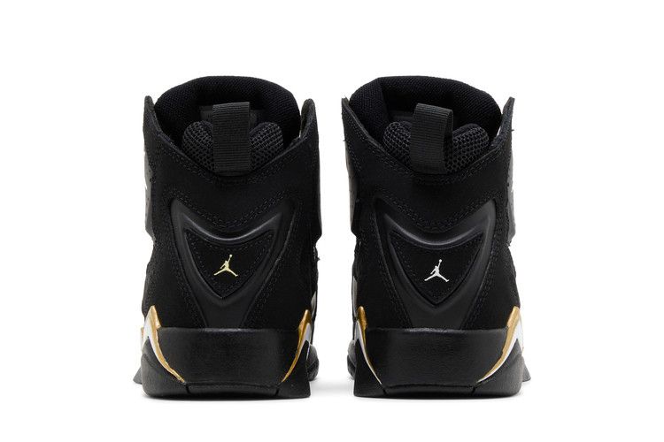 Jordan True Flight Gs Black Metallic Gold 2023