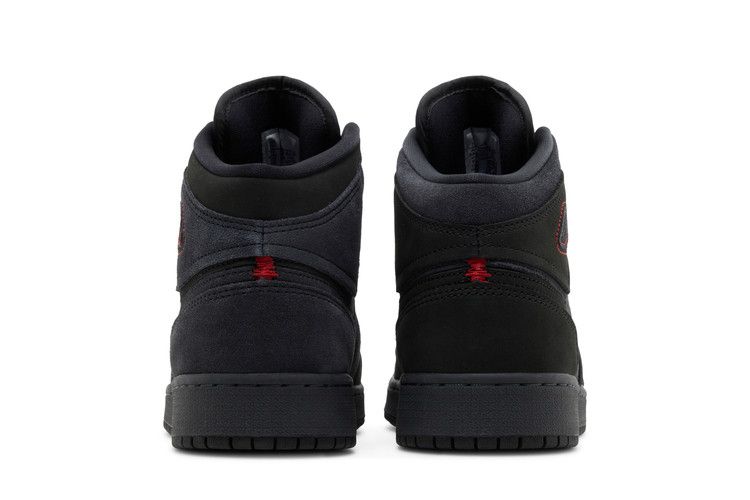 Air Jordan 1 Mid SE Craft Gs Dark Smoke Red