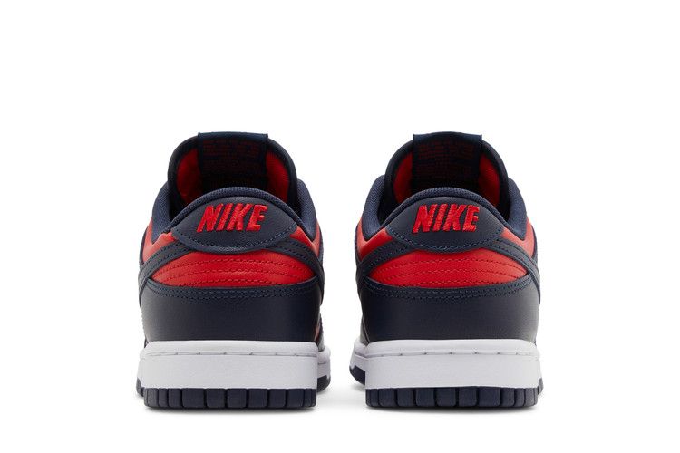 Buy Nike Dunk Low Retro 'Navy Red' 2024 - DV0833 601 | GOAT