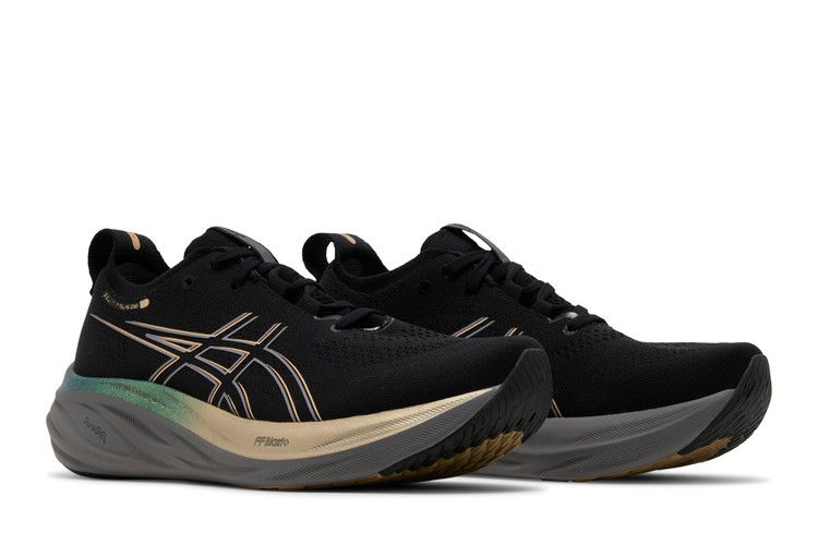Asics Gel Nimbus 26 Platinum Black Champagne