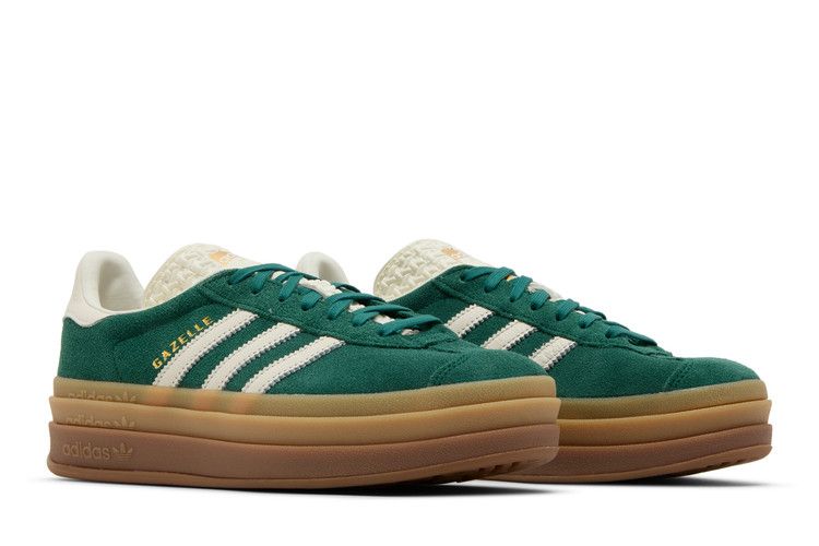 Adidas Wmns Gazelle Bold 'collegiate Green Gum'