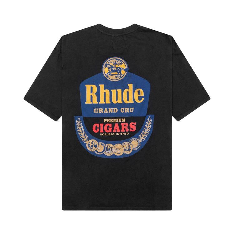 Buy Rhude Grand Cru Tee 'Vintage Black' - SS24TT07012610 | GOAT